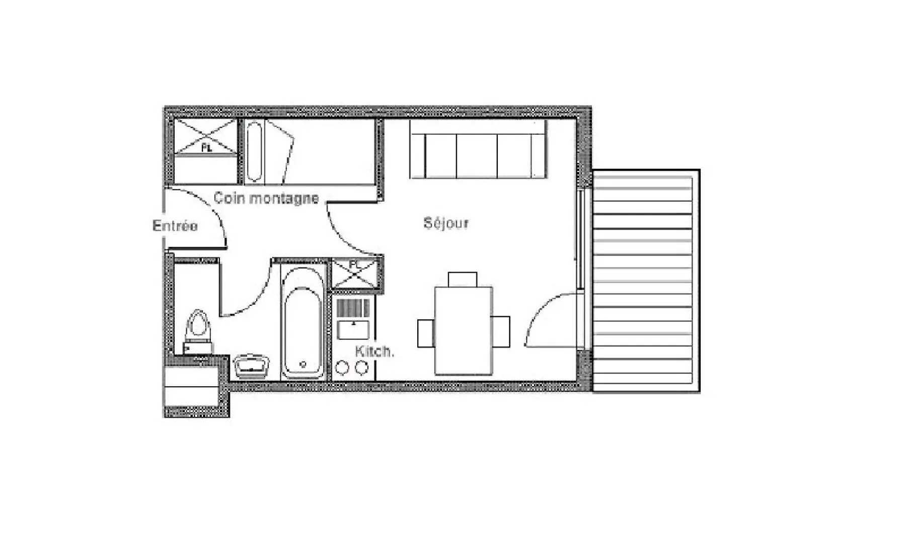 Residence Median - Studio Pour 3 Personnes 864 Saint-Martin-de-Belleville Appartement
